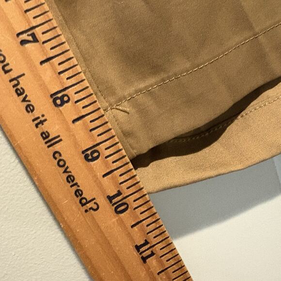 BCG Athletic Golf Shorts Men 40W Tan Khaki 9” Inseam Performance Fabric Casual - Picture 6 of 11